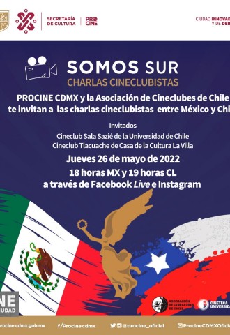 "Somos sur". Charlas cineclubistas entre México y Chile