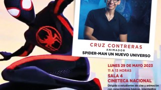 ORGANIZA PROCINECDMX CHARLAS Y TALLERES GRATUITOS CON EL MEXICANO CRUZ CONTRERAS, ANIMADOR DE “SPIDER-MAN: UN NUEVO UNIVERSO”