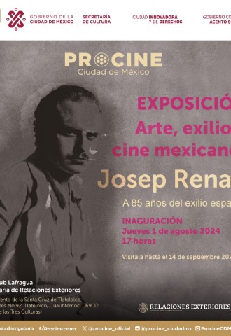Exposición Josep Renau: Arte, exilio y cine mexicano, se traslada al Ex Convento de la Santa Cruz en Tlatelolco