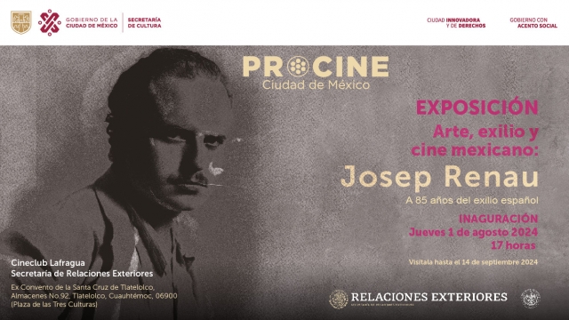 Exposición: Arte, exilio y cine mexicano: Josep Renau, a 85 años del exilio español