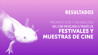 Resultados seleccionados APOYO A LA PROMOCIÓN Y EXHIBICIÓN DEL CINE MEXICANO EN LA CIUDAD DE MÉXICO A TRAVÉS DE FESTIVALES Y MUESTRAS DE CINE 2025