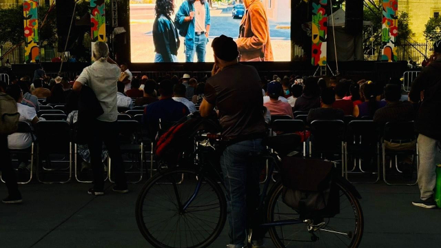 Así se vivió la proyección de la película "Corina" en el Jardín del Buen Amor